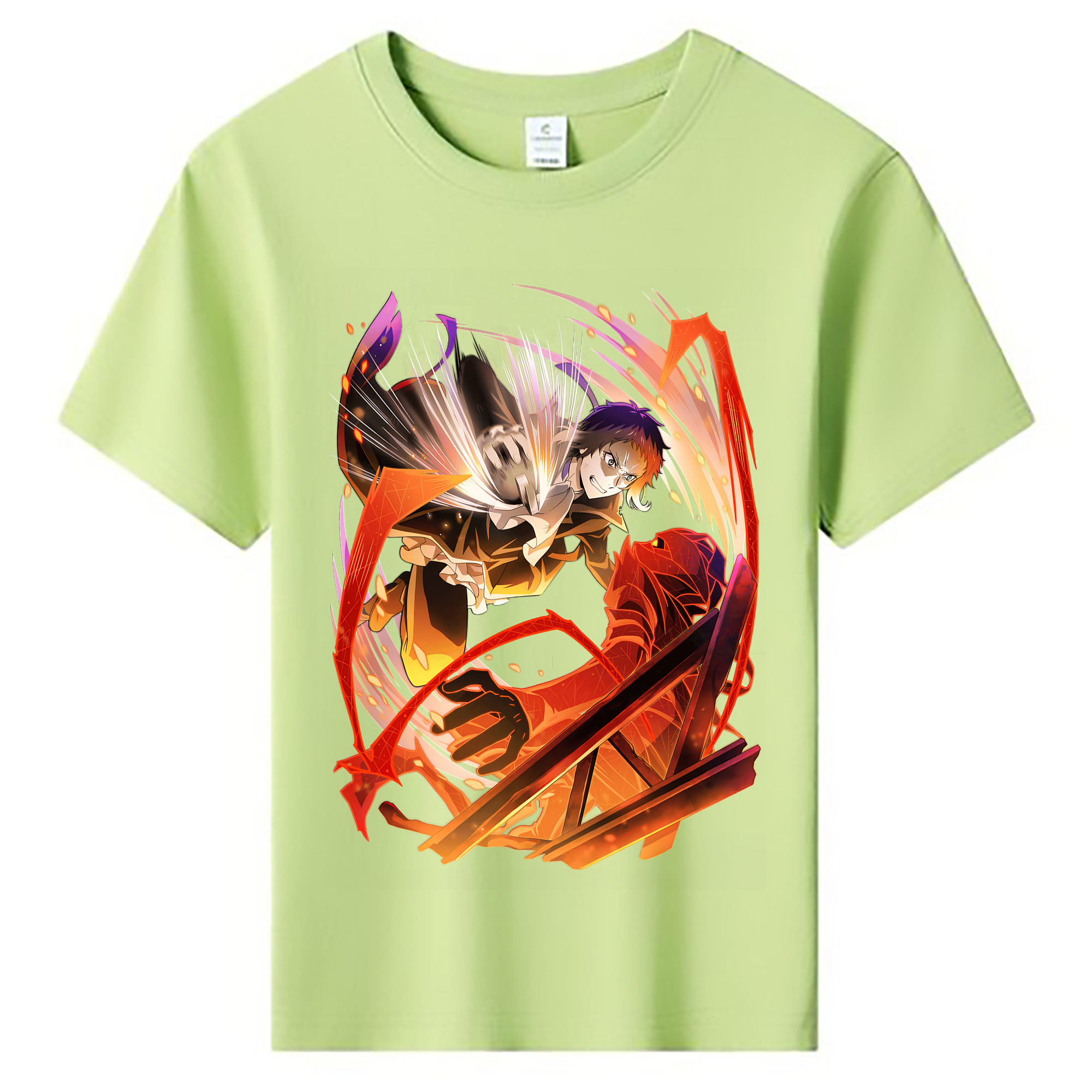 （画像用） 文豪ストレイドッグス Bungo Stray Dogs 綿100％キッズTシャツ（フロントプリント）